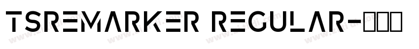 TSRemarker Regular字体转换